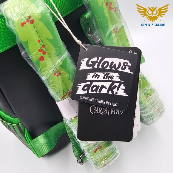 Loungefly Disney The Nightmare Before Christmas Jack Skellington Wreath Backpack - Picture 9 of 9